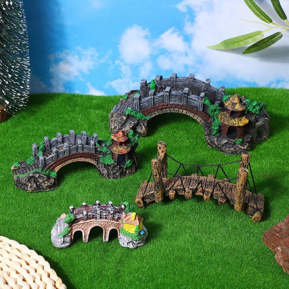 Resin Fish Tank Decoration Chinese Garden Miniature Landscape Arch Bridge Simulation Stone Bridge Aquarium Decorative Ornaments
Resin Fish Tank Decoration Chinese Garden Miniature Landscape Arch Bridge Simulation Stone Bridge Aquarium Decorative Ornaments