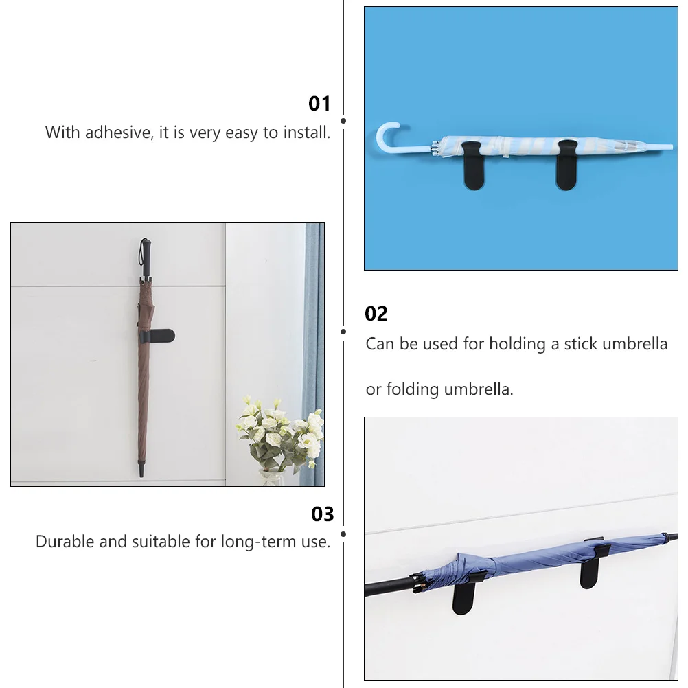 3Pcs Car Umbrella Fixed Hook Premium PP Plastic Self Adhesive Mount for Trunk Or Home Storage Organizer Holder
3Pcs Car Umbrella Fixed Hook Premium PP Plastic Self Adhesive Mount for Trunk Or Home Storage Organizer Holder