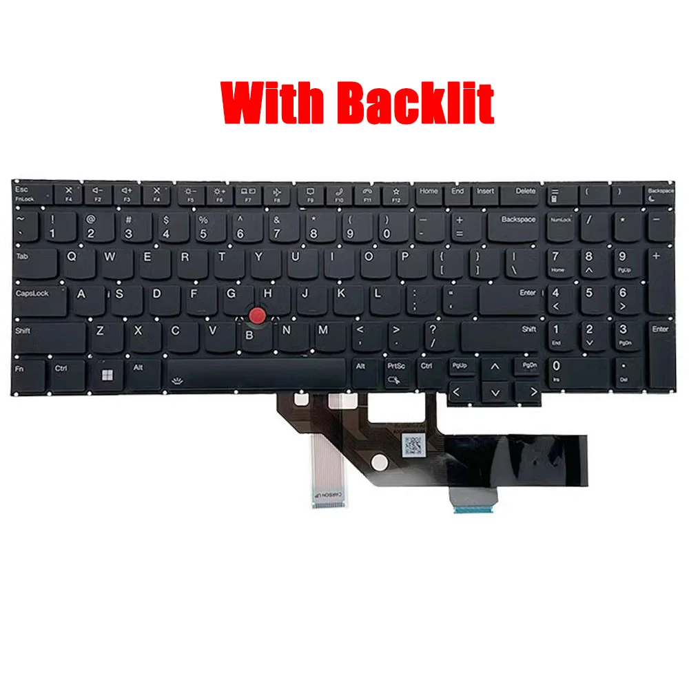 Клавиатура для ноутбука Lenovo ThinkPad E16 Gen 1 E16 Gen 2, английская, американская, SN21K54282 с подсветкой, черная, новая
Клавиатура для ноутбука Lenovo ThinkPad E16 Gen 1 E16 Gen 2, английская, американская, SN21K54282 с подсветкой, черная, новая