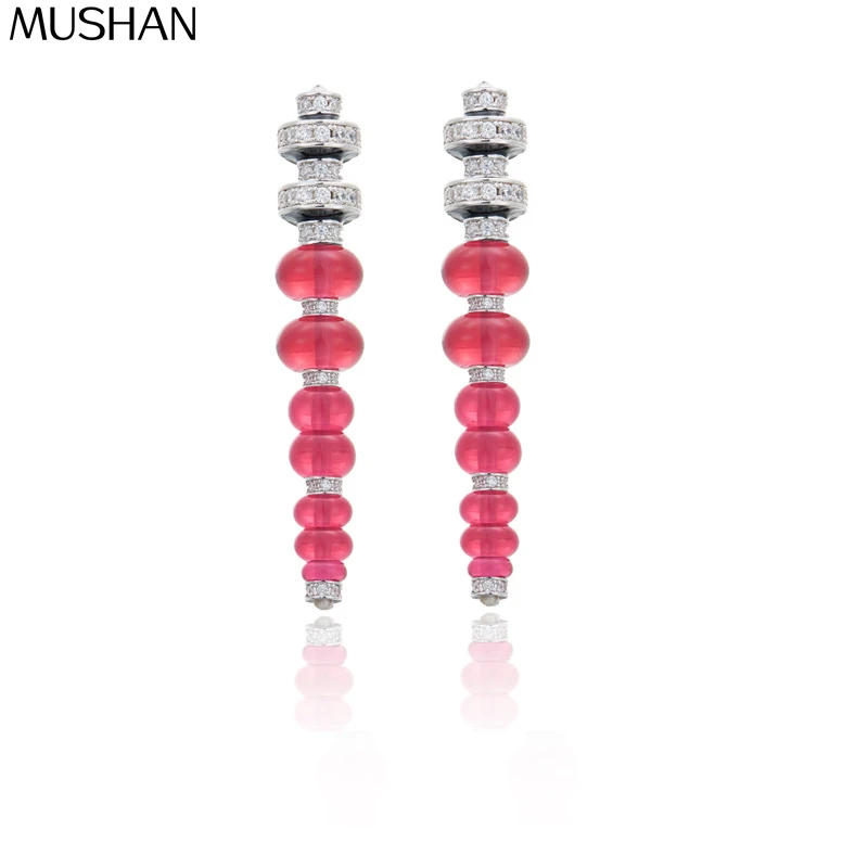 MS Luxury Jewelry Lantern Eardrop 925 Sterling Silver Drop Earrings Women Glaze Crystal Red Gemstones Long Stud Pendant Earrings
MS Luxury Jewelry Lantern Eardrop 925 Sterling Silver Drop Earrings Women Glaze Crystal Red Gemstones Long Stud Pendant Earrings