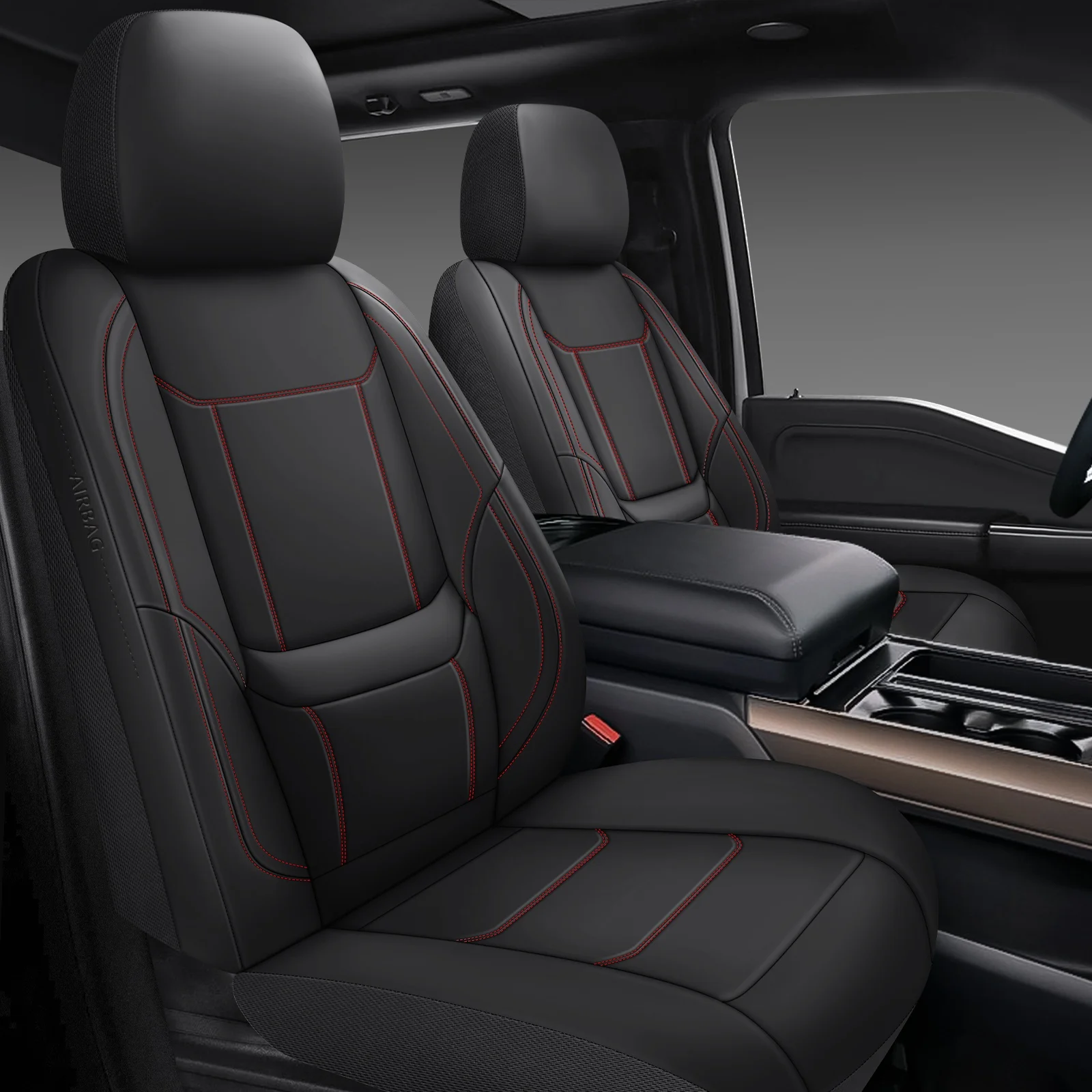 Car Seat Covers Full Set, PU Leather Seat Cover Compatible Airbag, Easy Install Seat Covers for Cars, for Most Vehicles, Truck, SUV 2 Sets/ 5 Sets
Car Seat Covers Full Set, PU Leather Seat Cover Compatible Airbag, Easy Install Seat Covers for Cars, for Most Vehicles, Truck, SUV 2 Sets/ 5 Sets
