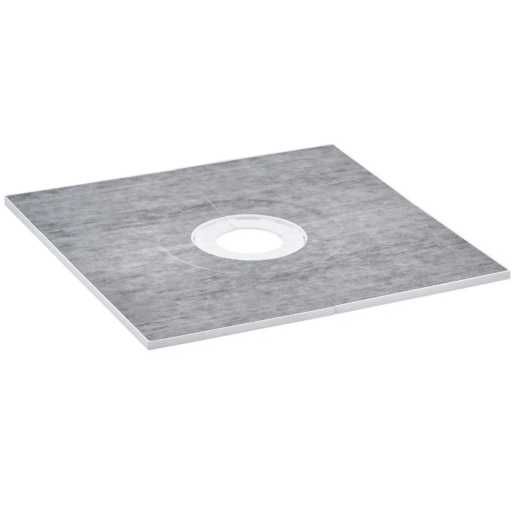 Shower curb kit, 36 inch x 36 inch shower tray kit with 6.3-inch central drain, lightweight EPS shower installation kit
Shower curb kit, 36 inch x 36 inch shower tray kit with 6.3-inch central drain, lightweight EPS shower installation kit
