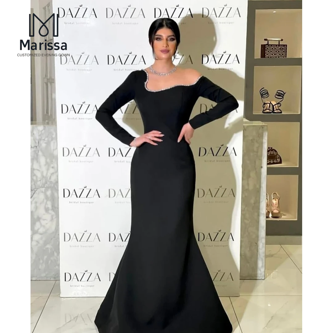 Marissa Evening Dresses Woman Elegant Women's Dresses for Wedding Party Dress Fishtail Lotus Skirt Black Satin Custom Made Prom
Marissa Evening Dresses Woman Elegant Women's Dresses for Wedding Party Dress Fishtail Lotus Skirt Black Satin Custom Made Prom