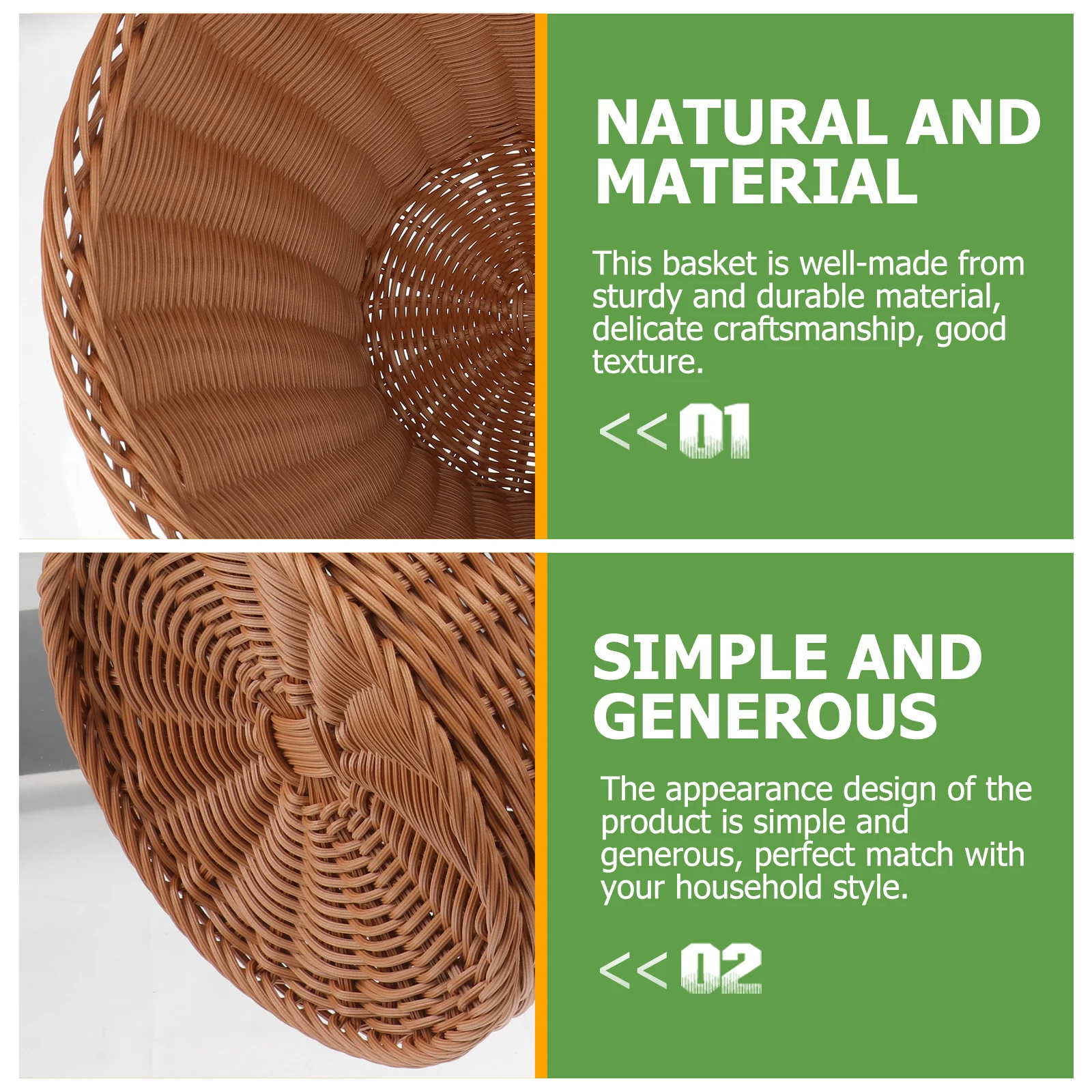 Woven Trash Basket Rattan Rubbish Can Round Garbage Kitchen Bedroom Baskets Woven Container Eco Friendly Household Decor
Woven Trash Basket Rattan Rubbish Can Round Garbage Kitchen Bedroom Baskets Woven Container Eco Friendly Household Decor