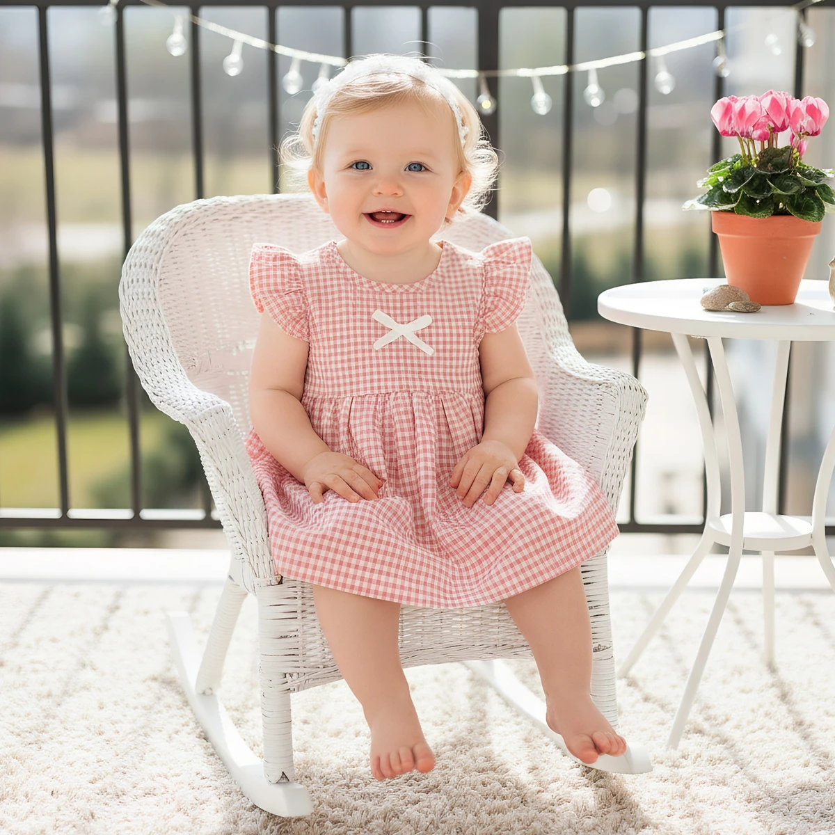 Cute Bow Baby Girls Dress Plaid Fashion Kids Princess Dress
Cute Bow Baby Girls Dress Plaid Fashion Kids Princess Dress