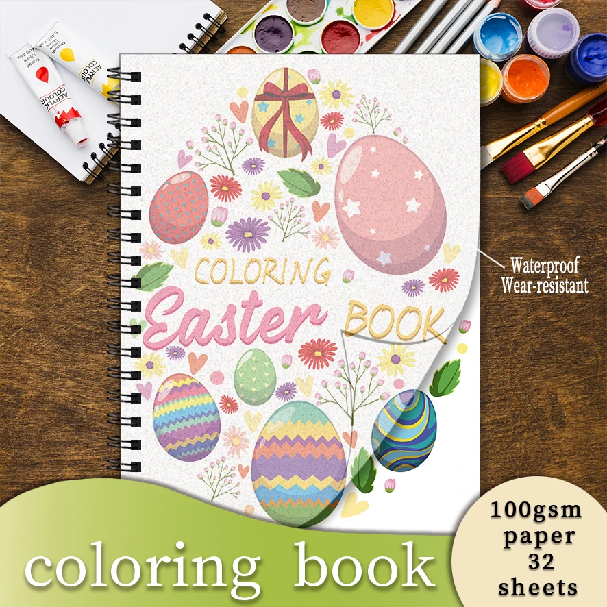 Pretty Easter Eggs Adult Coloring Book - 8.3x 11.2 Inch 32 Page Coloring Book - Helps Reduce Stress and Ease Emotions
Pretty Easter Eggs Adult Coloring Book - 8.3x 11.2 Inch 32 Page Coloring Book - Helps Reduce Stress and Ease Emotions