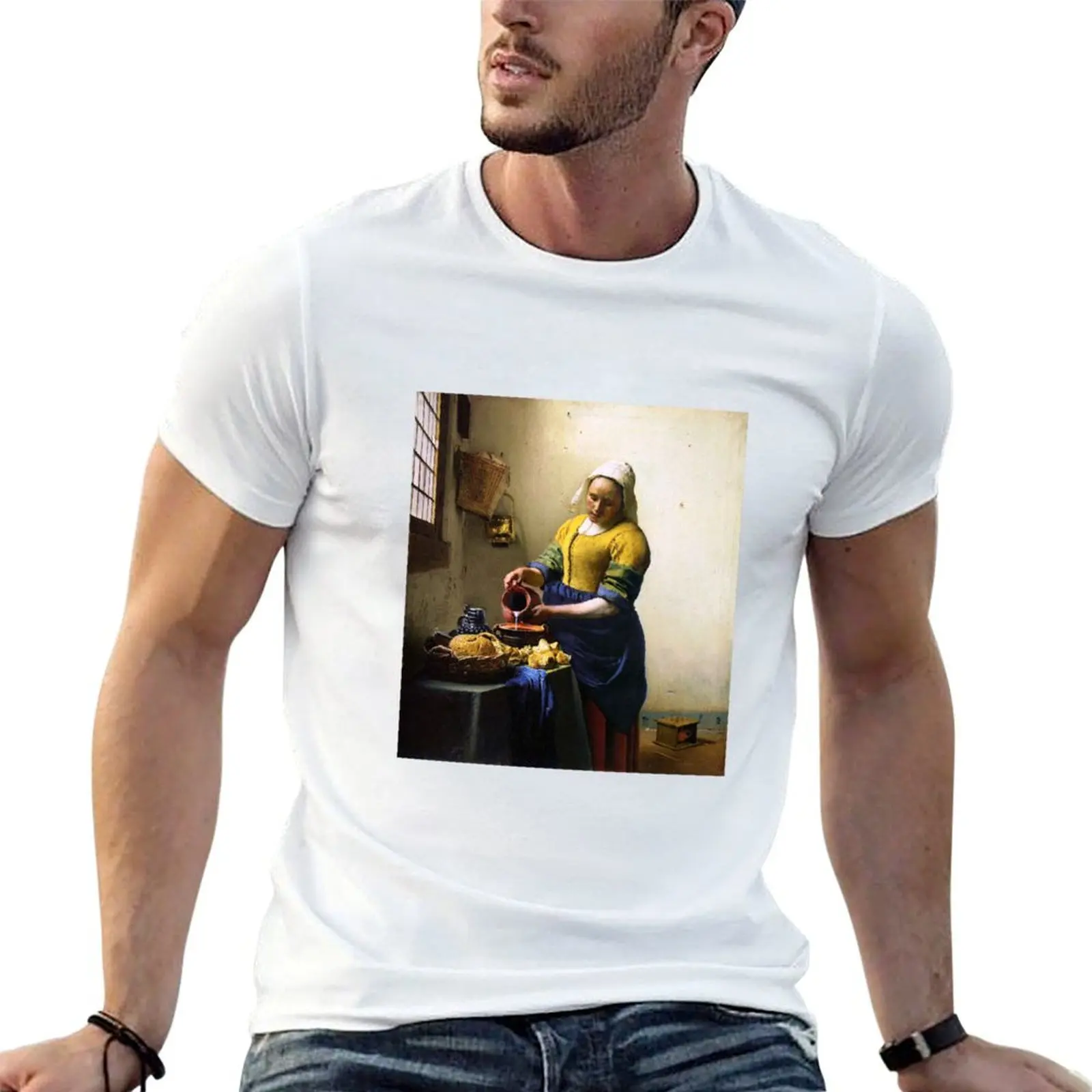 Johannes Vermeer van Delft T-Shirt anime shirt anime figures tops anime t shirts funny t shirts men
Johannes Vermeer van Delft T-Shirt anime shirt anime figures tops anime t shirts funny t shirts men