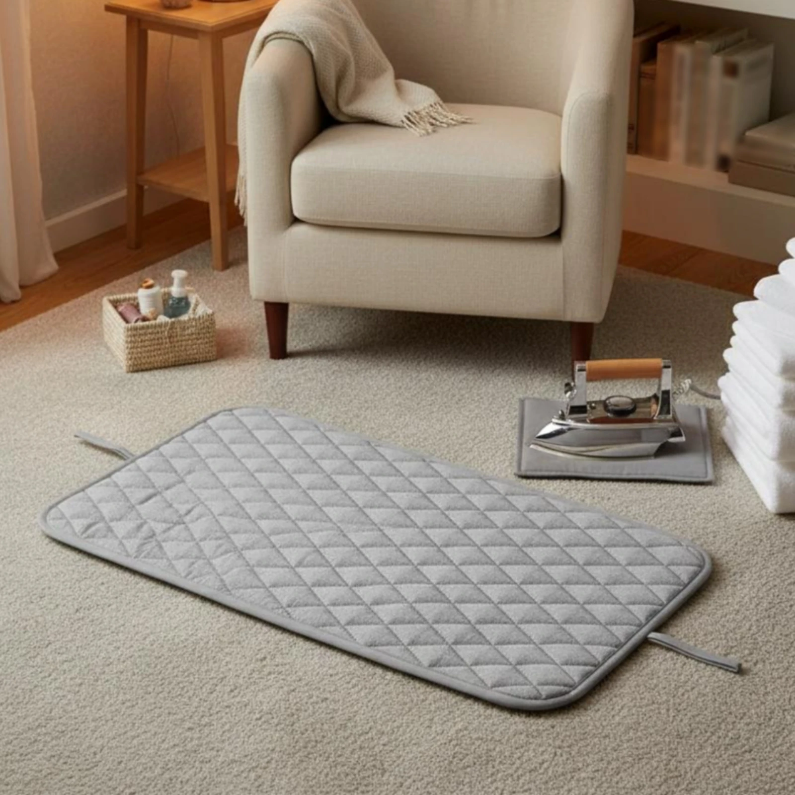 Foldable Ironing Mat Multi-Surface Use Ironing Blanket Waterproof Space Saving for Home
Foldable Ironing Mat Multi-Surface Use Ironing Blanket Waterproof Space Saving for Home