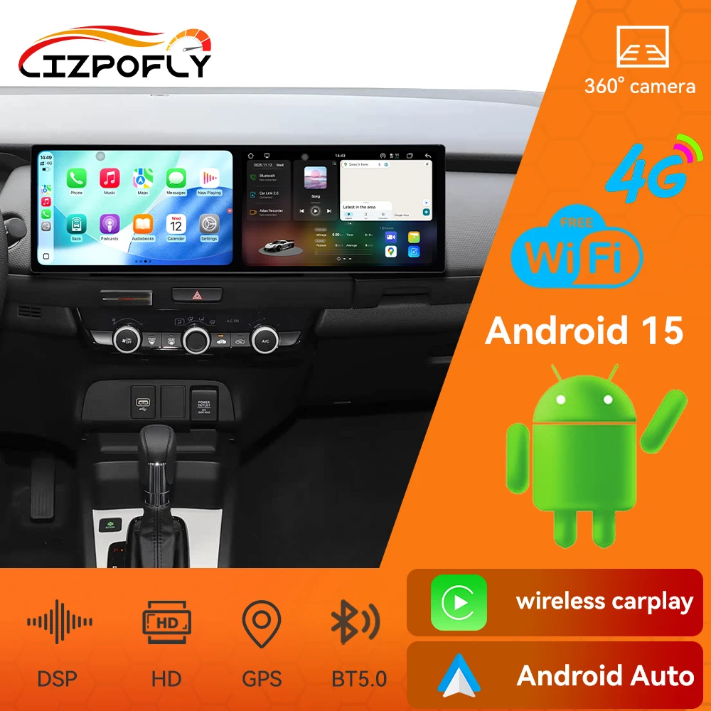 10.1 Inch Dual Screen Car Radio For Honda Fit 2021-2022 Android Carplay Navigation Autoradio DSP GPS Car Multimedia Player WIFI
10.1 Inch Dual Screen Car Radio For Honda Fit 2021-2022 Android Carplay Navigation Autoradio DSP GPS Car Multimedia Player WIFI