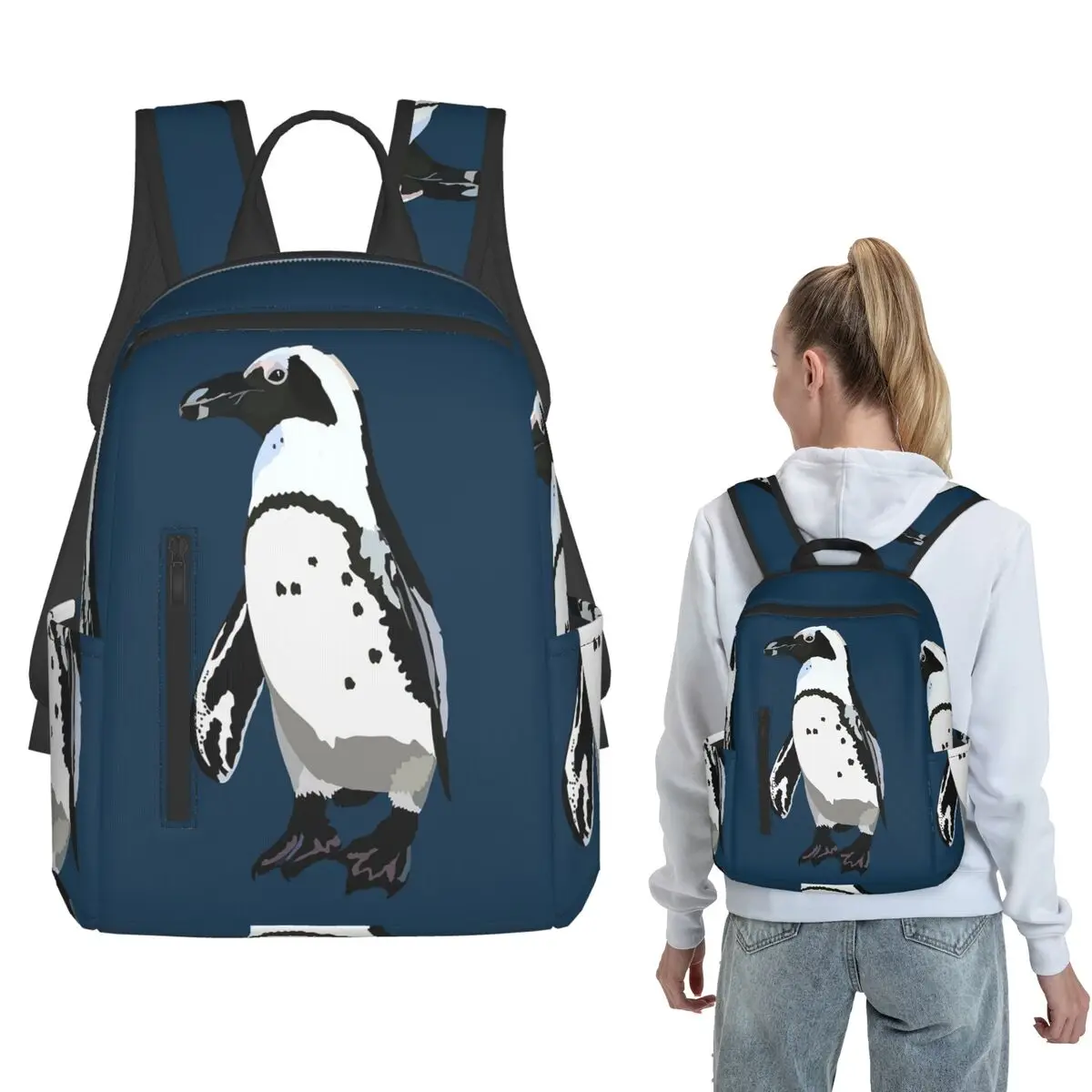 A Is For African Penguin ,African Penguin Design Backpack Large Capacity Kids BookBag School Bag Shoulder Bags for Men Women
A Is For African Penguin ,African Penguin Design Backpack Large Capacity Kids BookBag School Bag Shoulder Bags for Men Women
