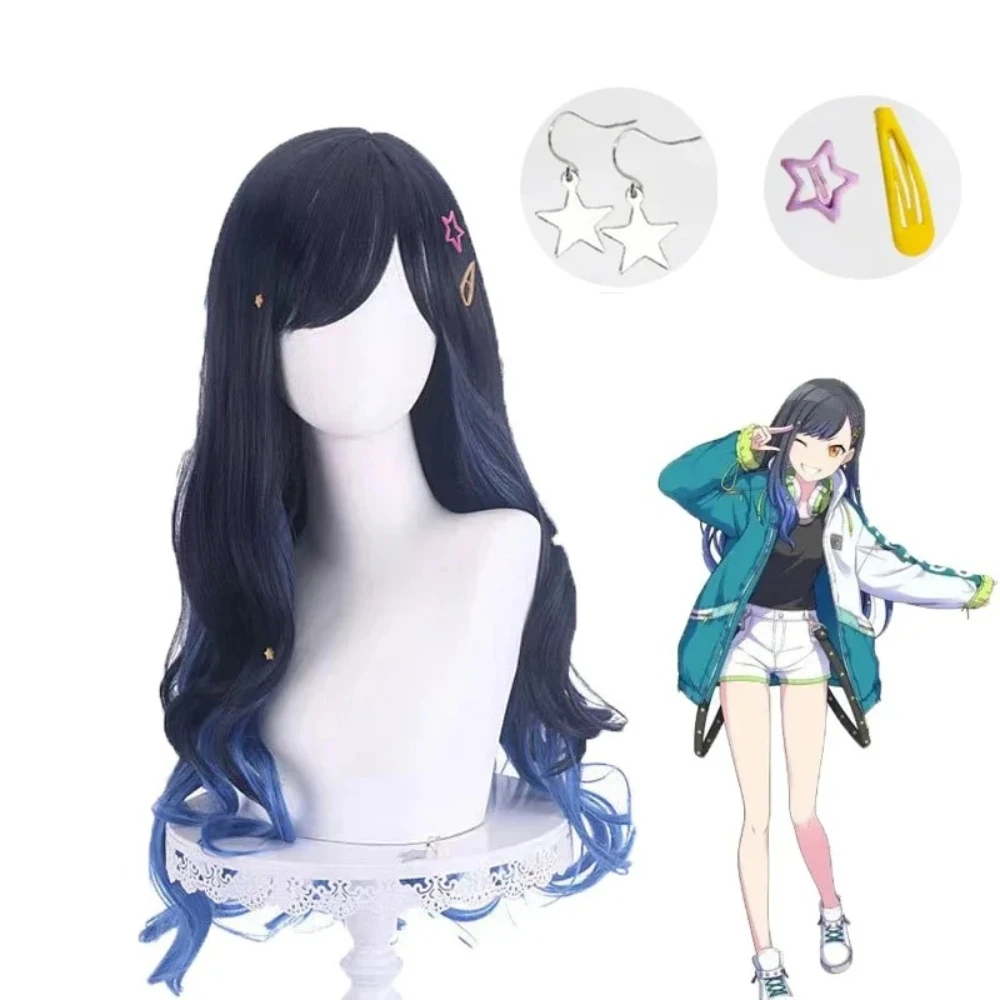 Аниме-проект SEKAI COLORFUL STAGE! Парик для косплея Шираиши Ань, длинный, 70 см, синий градиентный, кудрявый, термостойкий, из синтетических волос
Аниме-проект SEKAI COLORFUL STAGE! Парик для косплея Шираиши Ань, длинный, 70 см, синий градиентный, кудрявый, термостойкий, из синтетических волос