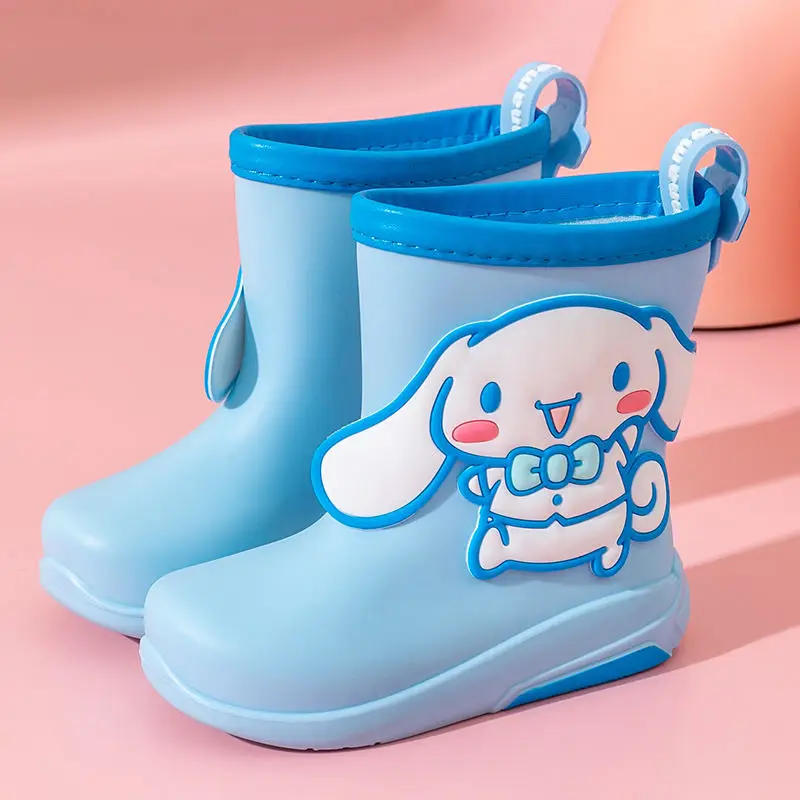 Милые детские сапоги Hello Kitty в стиле аниме Sanrio, теплые водонепроницаемые сапоги из толстого флиса Kuromi, детские подарки
Милые детские сапоги Hello Kitty в стиле аниме Sanrio, теплые водонепроницаемые сапоги из толстого флиса Kuromi, детские подарки