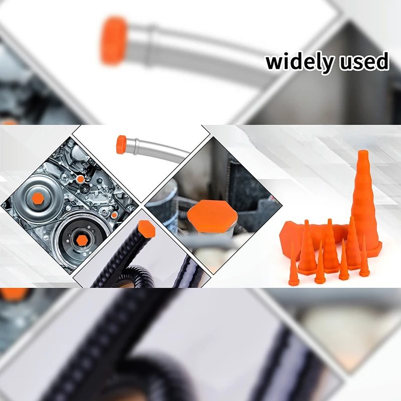 Professional 8/11x Hydraulic Rubber Plugs Kit for Industrial Machine Oil Service
Professional 8/11x Hydraulic Rubber Plugs Kit for Industrial Machine Oil Service