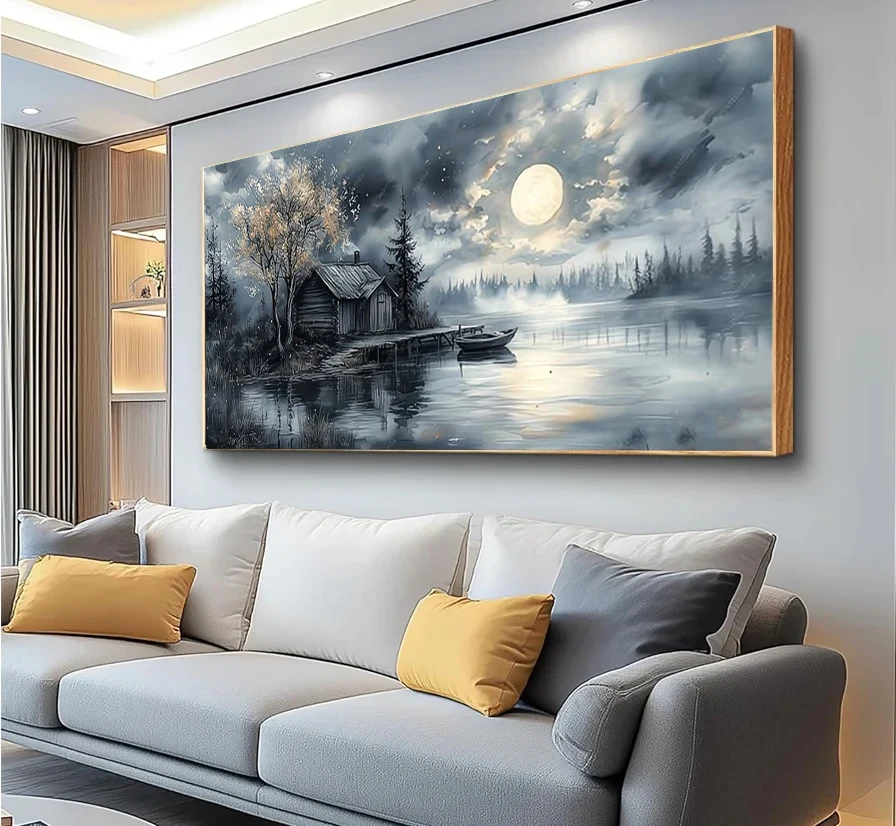 Lakeside Cottage Moon Natural Scenery DIY Diamond Painting Large Size Full Square Round Diamond Embroidery Mosaic Home Decor
Lakeside Cottage Moon Natural Scenery DIY Diamond Painting Large Size Full Square Round Diamond Embroidery Mosaic Home Decor