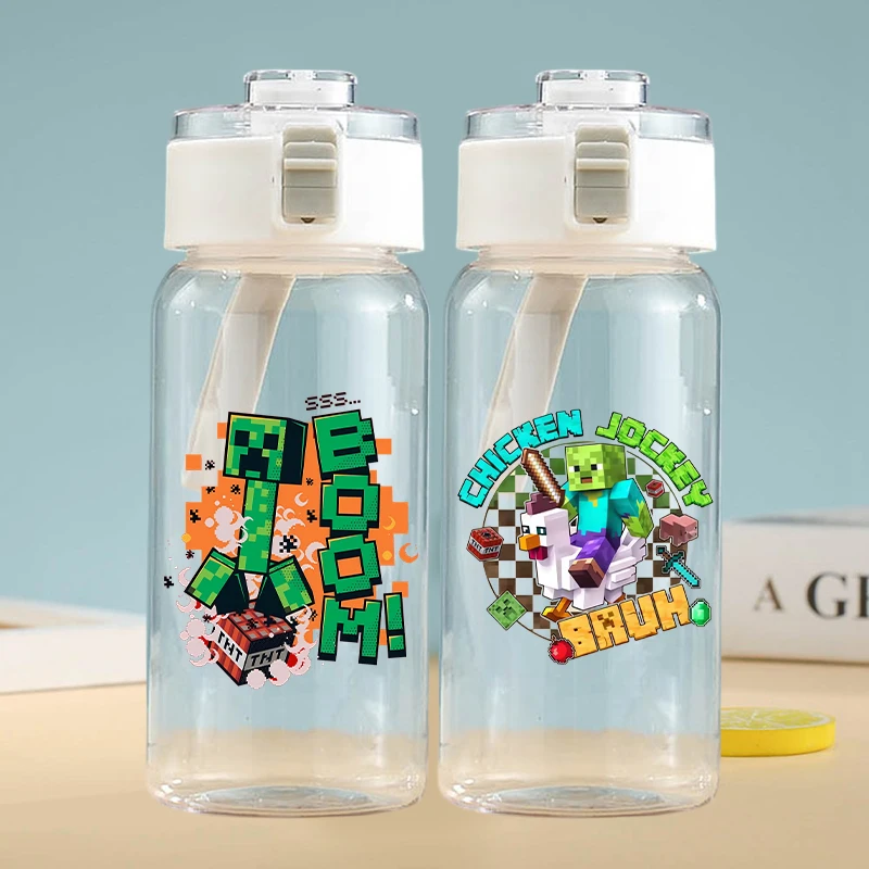 650ml Game Theme Transparent Water Bottle for Men Women Miner Crafted Anime Fashion Cups Students Portable Sports Water Cups
650ml Game Theme Transparent Water Bottle for Men Women Miner Crafted Anime Fashion Cups Students Portable Sports Water Cups