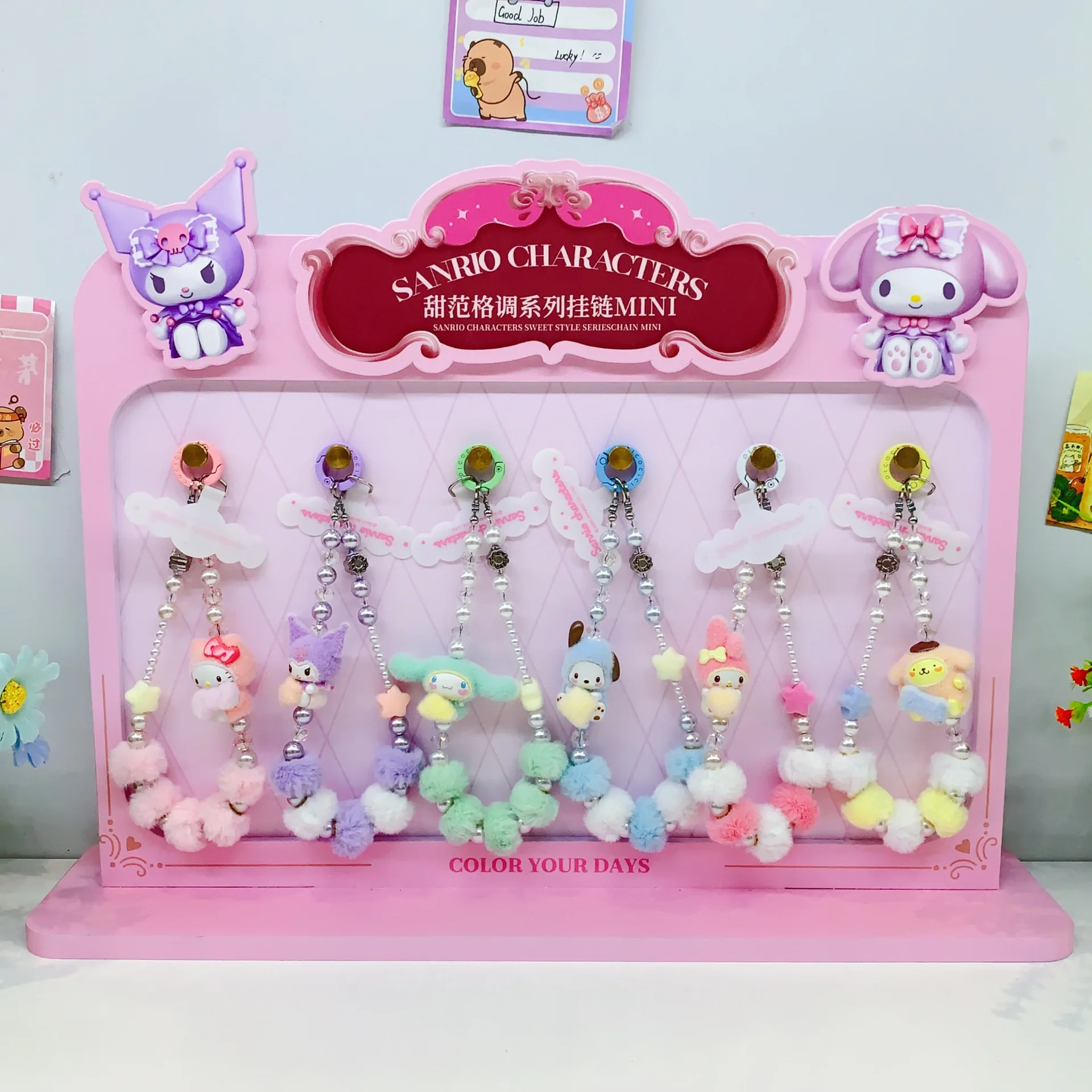 Sanrio Characters Cute Fluffy Cartoon Blind Box Trend Toy Sweet Style Mini Lanyard Kawaii Decorative Phone Pendant Girl Gift
Sanrio Characters Cute Fluffy Cartoon Blind Box Trend Toy Sweet Style Mini Lanyard Kawaii Decorative Phone Pendant Girl Gift