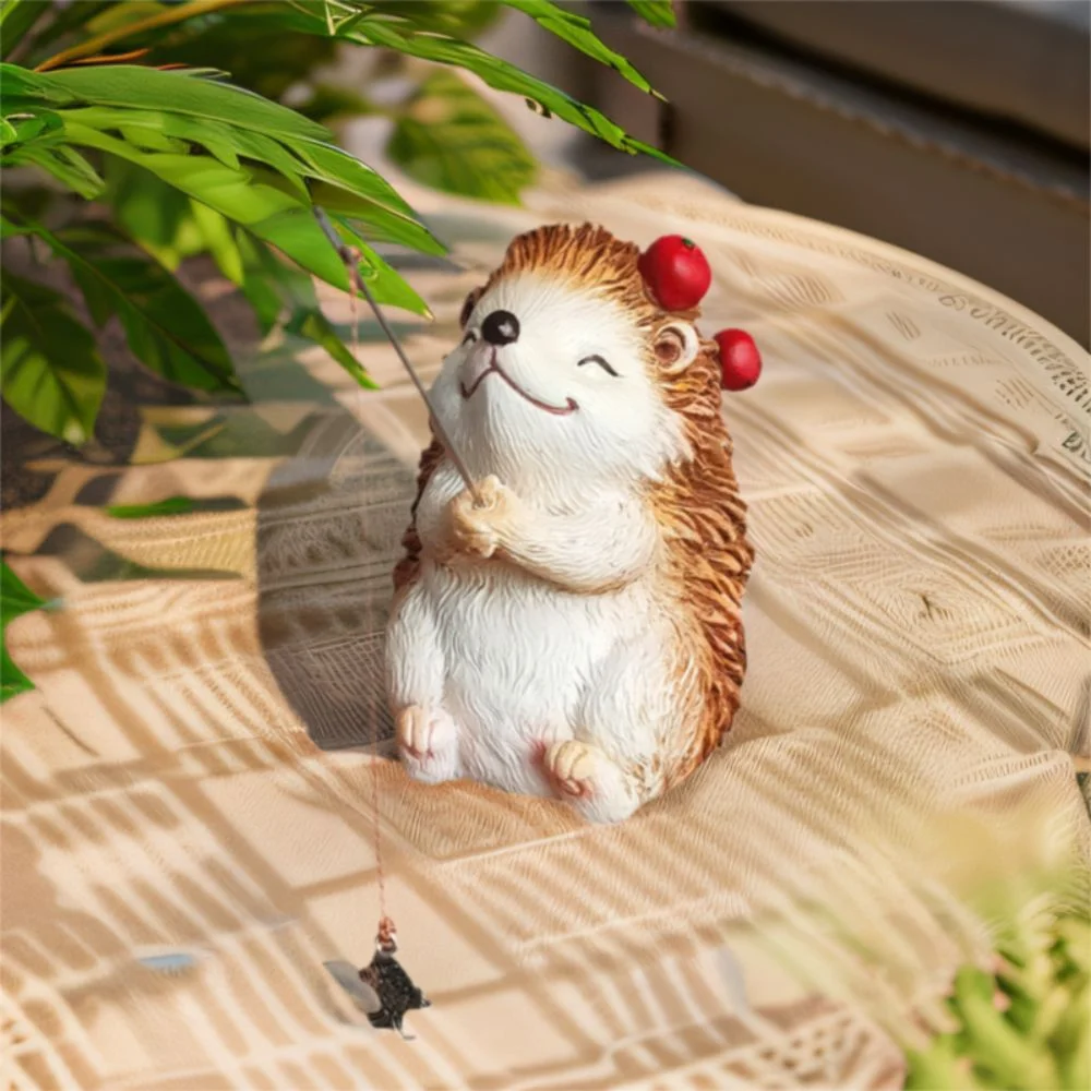 Creative Cute Hedgehog Fishing Ornament Funny Resin Mini Hedgehog Figurine Handmade Hedgehog Statue Aquarium
Creative Cute Hedgehog Fishing Ornament Funny Resin Mini Hedgehog Figurine Handmade Hedgehog Statue Aquarium