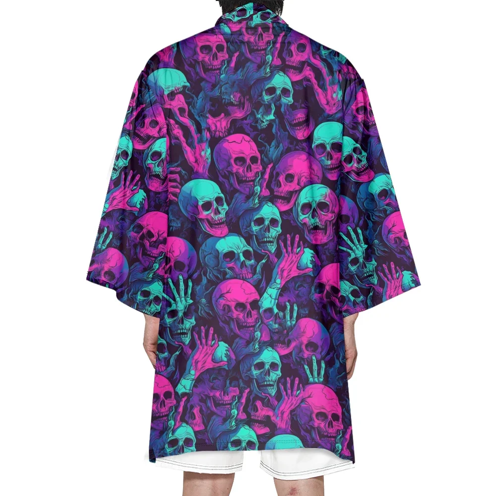 Autumn Samurai Kimono Cosplay Japanese Fashion Stylish Haori Retro Kimono Men Vintage Cardigan Skull Print Robe Trend Yukata
Autumn Samurai Kimono Cosplay Japanese Fashion Stylish Haori Retro Kimono Men Vintage Cardigan Skull Print Robe Trend Yukata