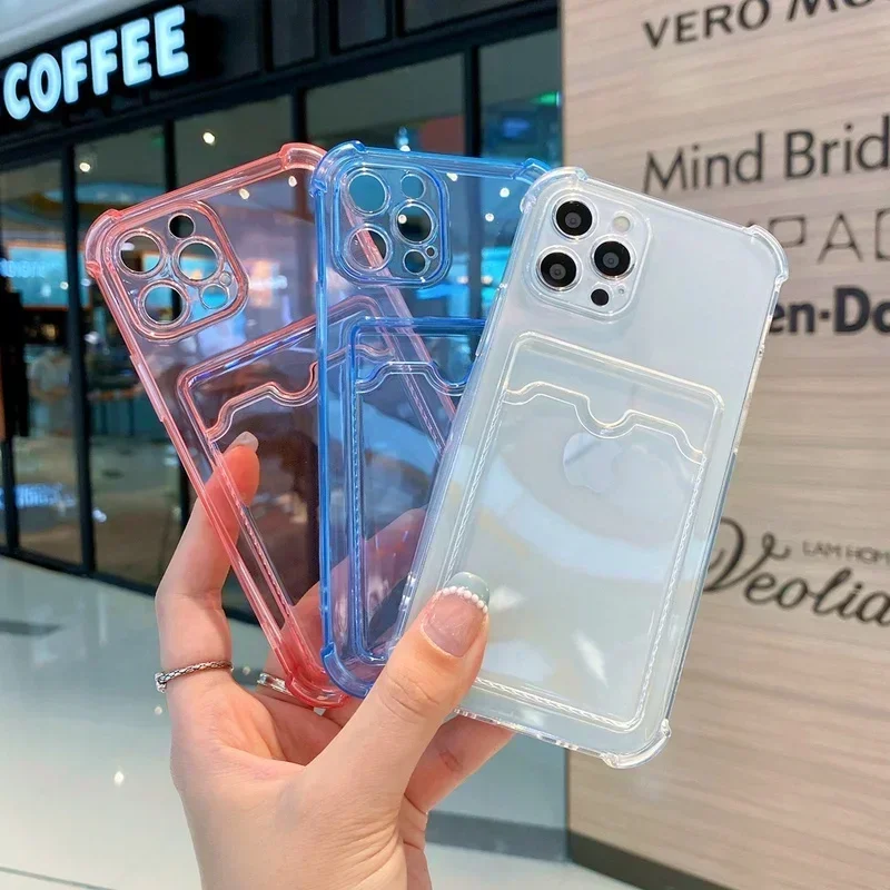 Soft Silicone Transparent Case For iPhone 16 15 14 13 12 Mini 11 Pro XS Max SE 2022 2020 XR X 8 7 Plus Card Slot Bag Cover
Soft Silicone Transparent Case For iPhone 16 15 14 13 12 Mini 11 Pro XS Max SE 2022 2020 XR X 8 7 Plus Card Slot Bag Cover