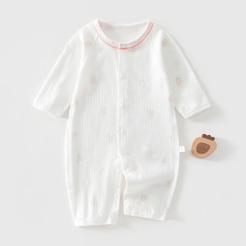 Summer Baby Pure Cotton Jumpsuit Summer Long Sleeved Summer Air-conditioned Romper Toddler Ultra-thin
Summer Baby Pure Cotton Jumpsuit Summer Long Sleeved Summer Air-conditioned Romper Toddler Ultra-thin