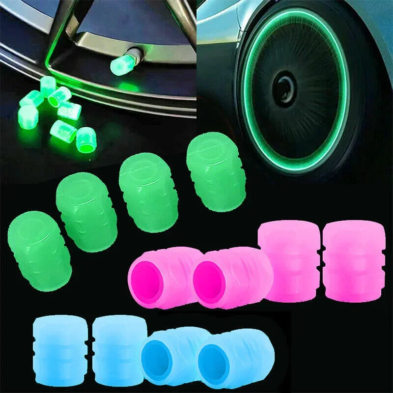4Pcs Luminous Car Tire Valve Stems Cap Covers Dustproof Car Tire Valve Cap Universal Tire Wheel Stem Air Valve Caps Car Decor
4Pcs Luminous Car Tire Valve Stems Cap Covers Dustproof Car Tire Valve Cap Universal Tire Wheel Stem Air Valve Caps Car Decor