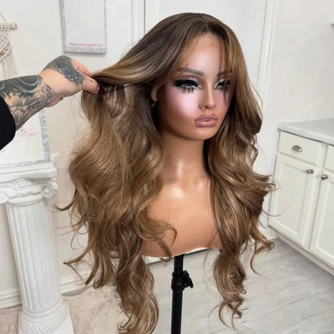 26-дюймовый парик из натуральных еврейских волос Body Wave, коричневый с мелированием, на шелковой основе 5x5, с HD-кружевом, европейские волосы, с эффектом Baby Hair, предварительно пророщенный, без клея
26-дюймовый парик из натуральных еврейских волос Body Wave, коричневый с мелированием, на шелковой основе 5x5, с HD-кружевом, европейские волосы, с эффектом Baby Hair, предварительно пророщенный, без клея