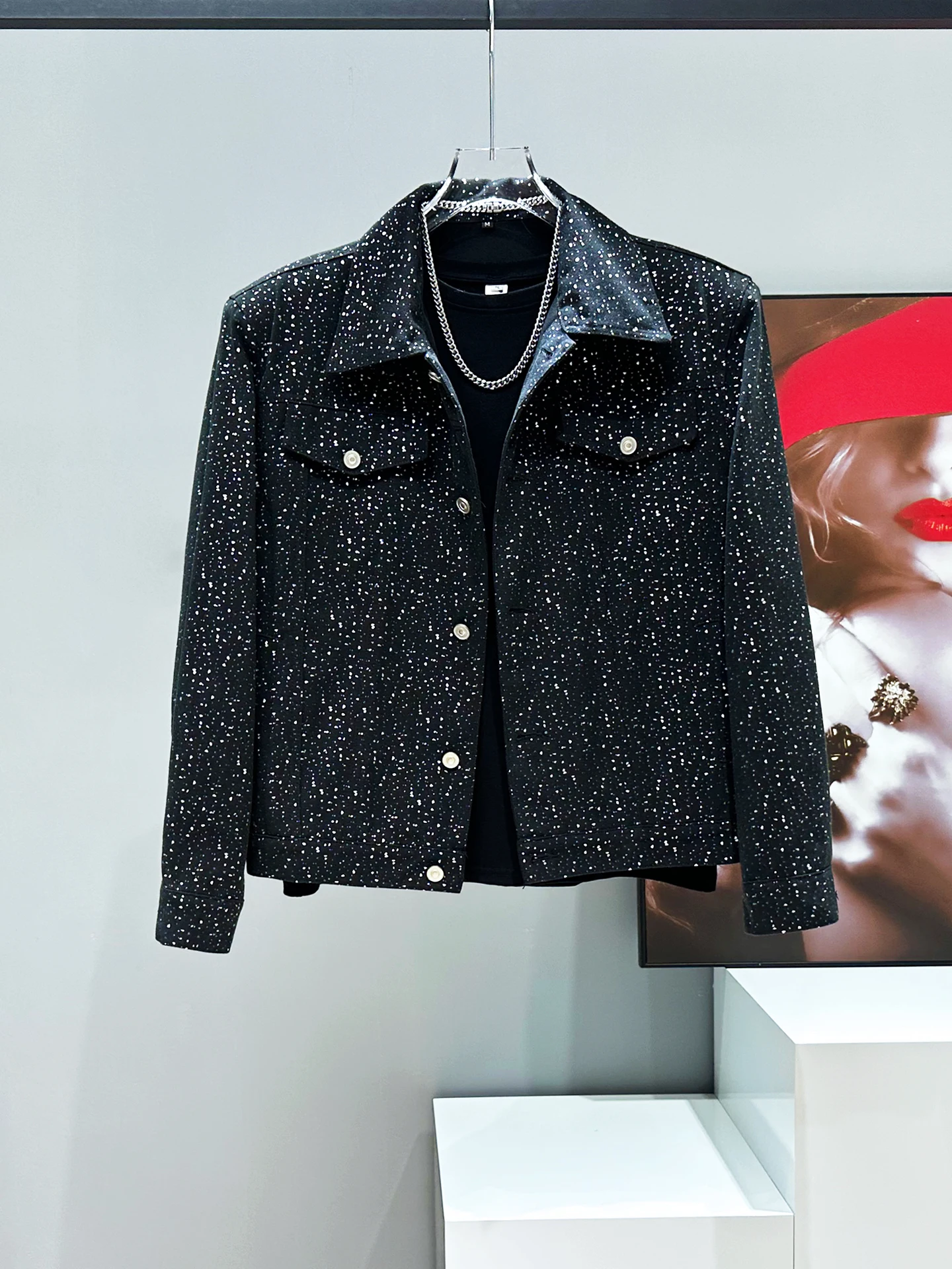 Original Faionable Gold-Stamped ort Denim Jaet for Men Versatile Casual Outerwear Youthful Trend Spring Summer
Original Faionable Gold-Stamped ort Denim Jaet for Men Versatile Casual Outerwear Youthful Trend Spring Summer