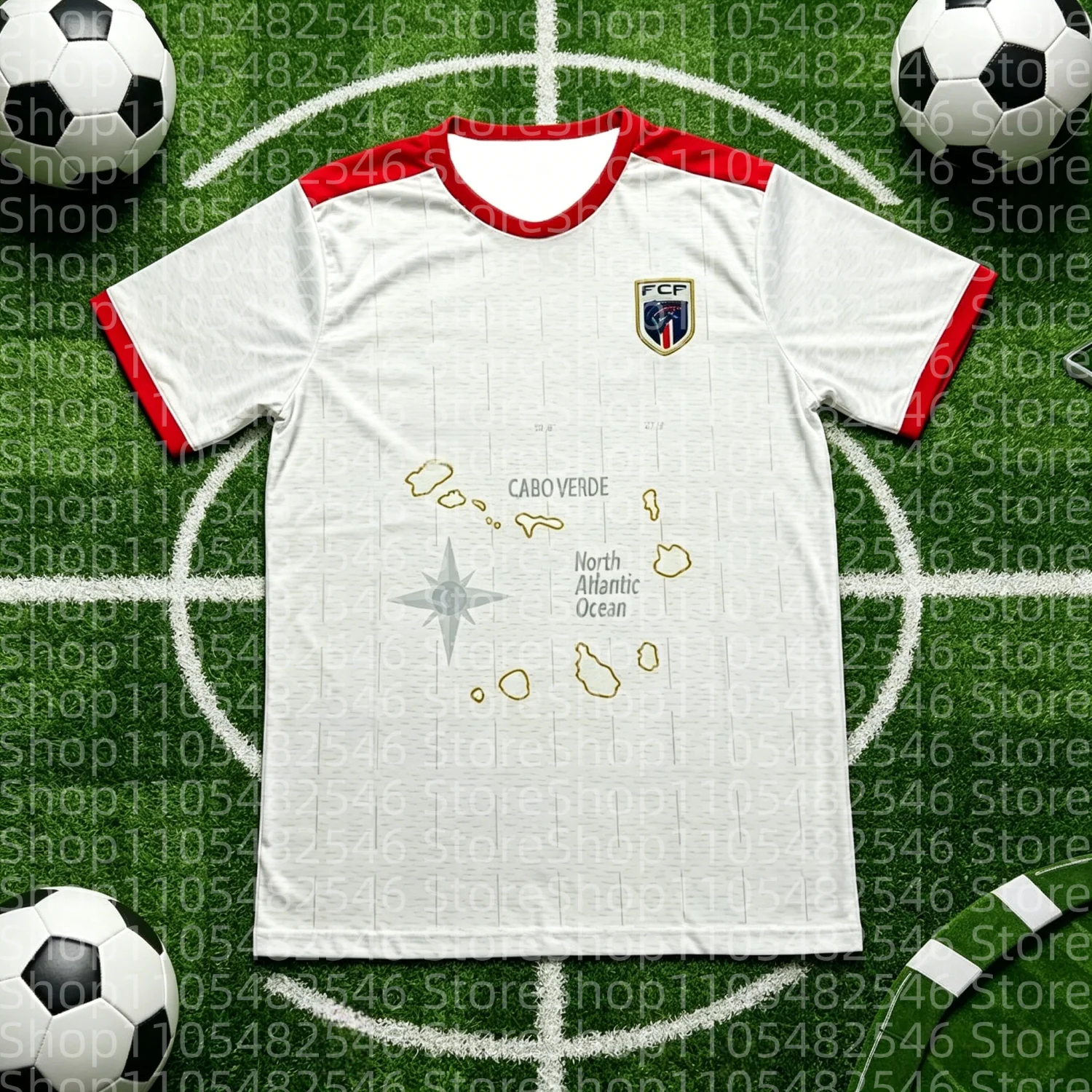 2026 Cape Verde White Red 3D Print Football T-shirt Streetwear Quick Dry Family Matching Outfit
2026 Cape Verde White Red 3D Print Football T-shirt Streetwear Quick Dry Family Matching Outfit