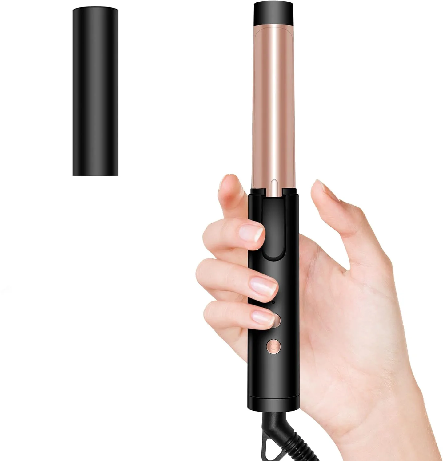 Travel Size Curling Iron Dual Voltage, Mini Curling Iron for Short Hair with 25mm Barrel, Ceramic Mini Hair Curler
Travel Size Curling Iron Dual Voltage, Mini Curling Iron for Short Hair with 25mm Barrel, Ceramic Mini Hair Curler