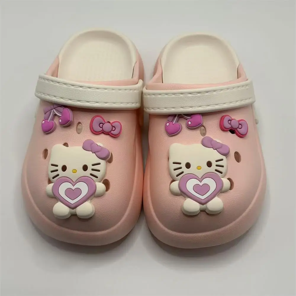 In stock Kawaii Hello Kitty hole sandals slippers Kawaii Eva anime home beach shoes children's summer slippers
In stock Kawaii Hello Kitty hole sandals slippers Kawaii Eva anime home beach shoes children's summer slippers