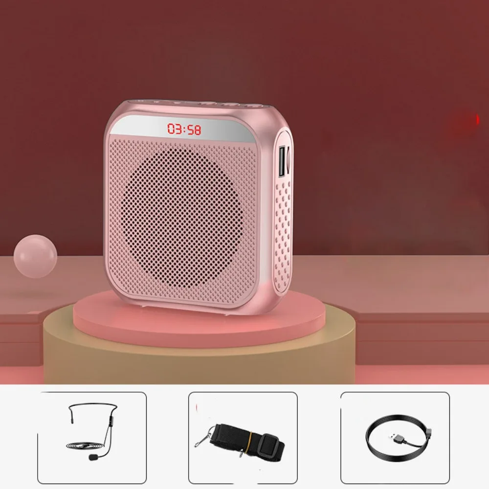 Mini Rechargeable Wireless Voice Amplifier With Microphone Ultralight Megaphone Led Display Classroom Sound Speaker Tour Guide
Mini Rechargeable Wireless Voice Amplifier With Microphone Ultralight Megaphone Led Display Classroom Sound Speaker Tour Guide