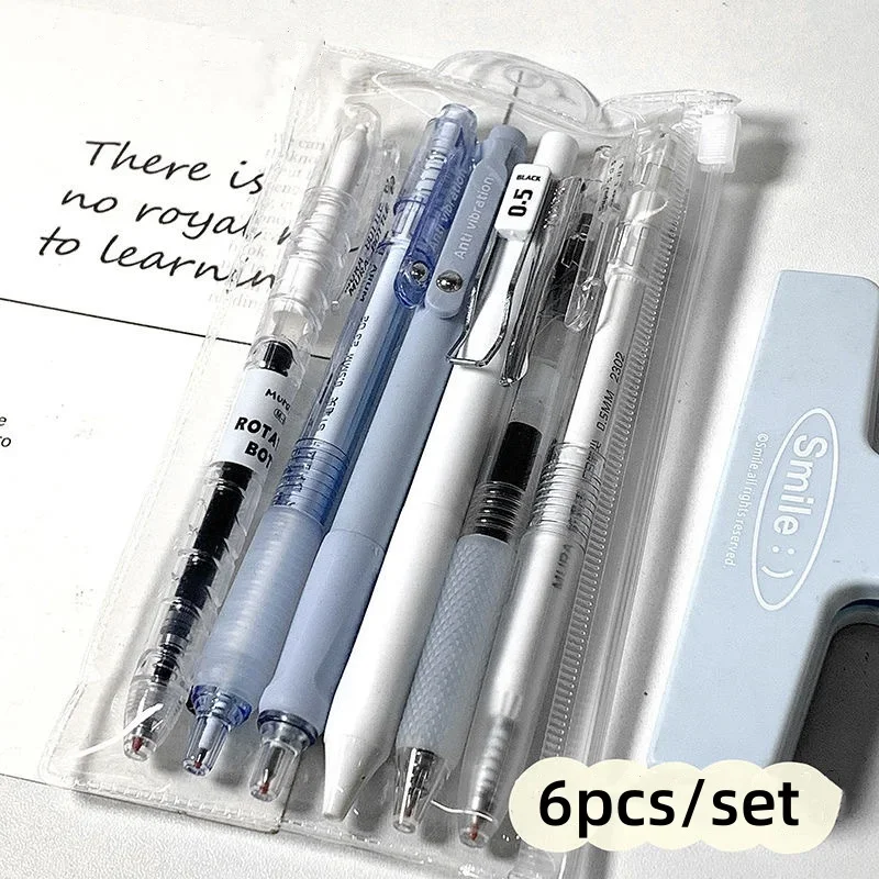 6 шт., гелевые ручки для письма, 0,5 мм
6 шт., гелевые ручки для письма, 0,5 мм