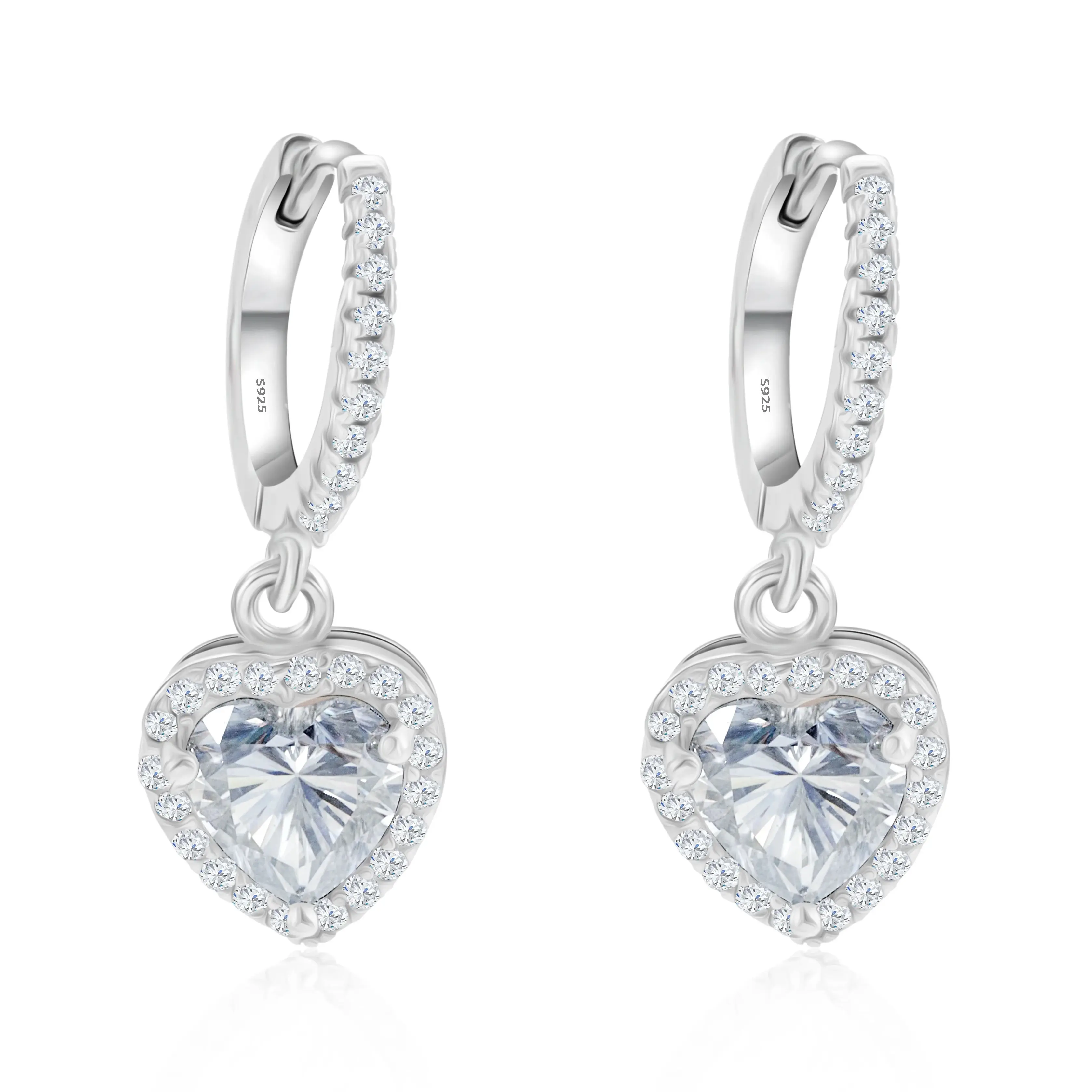 1CT 6.5mm Moissanite Hoop Earrings for Women Original 925 Sterling Silver Heart Lady's Luxury Diamond Earrings Hoop New 2023
1CT 6.5mm Moissanite Hoop Earrings for Women Original 925 Sterling Silver Heart Lady's Luxury Diamond Earrings Hoop New 2023