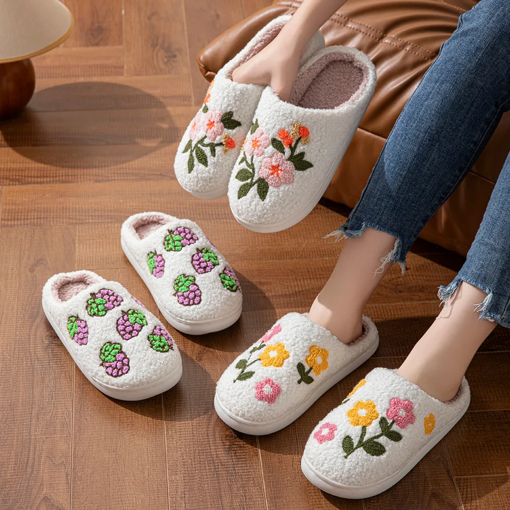Mix Order Pretty Flower Women Slippers Indoor Winter Soft Sole Exquisite Warm Graceful Causal Dormitory Comfy Flat Cotton Shoes
Mix Order Pretty Flower Women Slippers Indoor Winter Soft Sole Exquisite Warm Graceful Causal Dormitory Comfy Flat Cotton Shoes