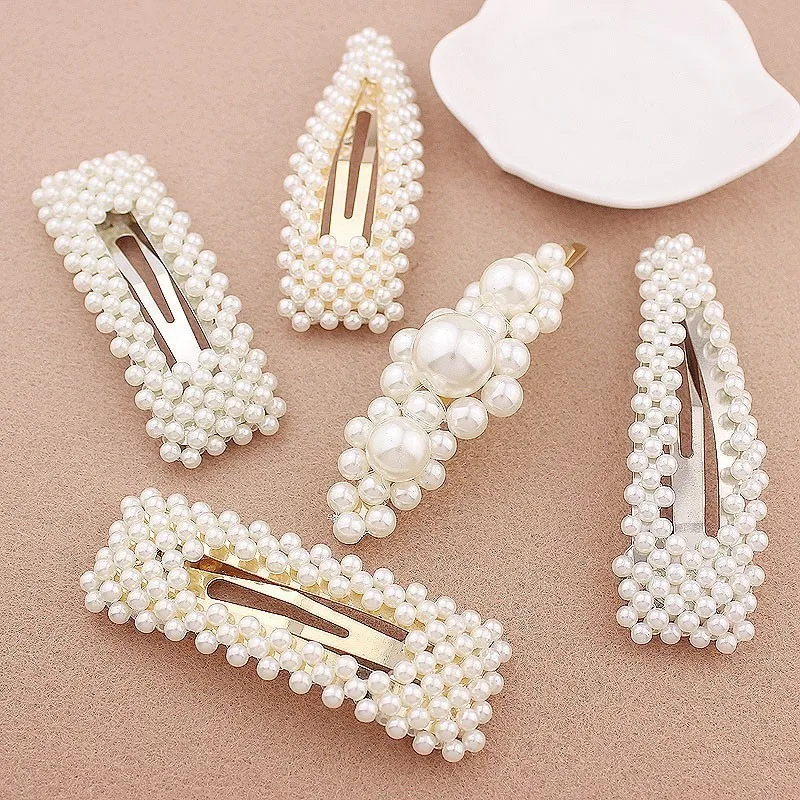 Simulated Pearl Hair Pin Barrette For Women Korean Jewelry Girl Headwear Gold Color Clip HairPins Hair Accessories Hairgrip
Simulated Pearl Hair Pin Barrette For Women Korean Jewelry Girl Headwear Gold Color Clip HairPins Hair Accessories Hairgrip