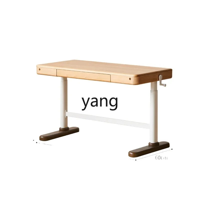 LHH solid wood desk small apartment household liftable study table writing desk
LHH solid wood desk small apartment household liftable study table writing desk