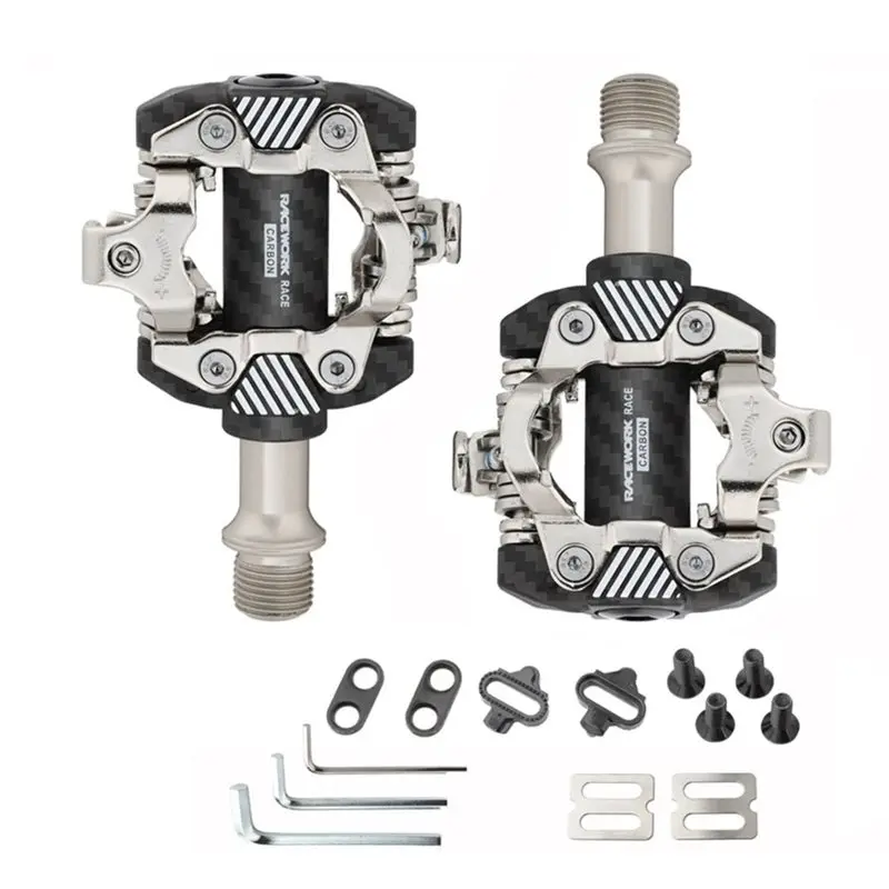 ABHS-RACEWORK Bicycle Pedal MTB Self-Locking Pedal For SPD System Mountain Bike Pedals With Cleat
ABHS-RACEWORK Bicycle Pedal MTB Self-Locking Pedal For SPD System Mountain Bike Pedals With Cleat