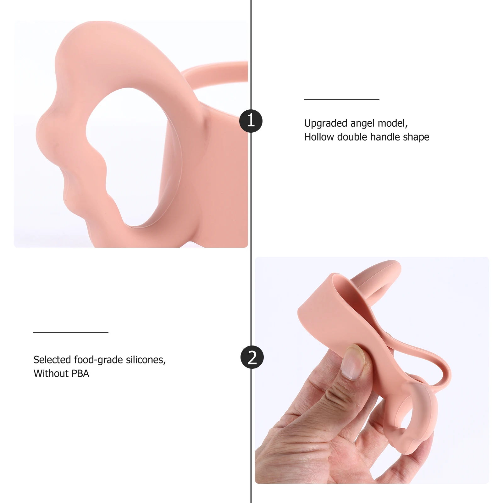 Silicone Handle for Baby Bottles Wide Neck 6CM Food Grade Free Elastic Firm Grip Humanized Design Safe Feeding Accessories
Silicone Handle for Baby Bottles Wide Neck 6CM Food Grade Free Elastic Firm Grip Humanized Design Safe Feeding Accessories