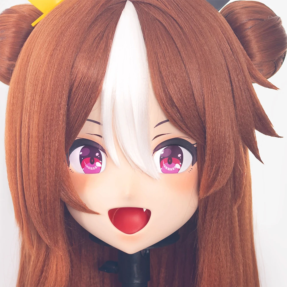 (MEO395) Customize Handmade Full Head Lockable Crossdress Male to Female Japanese Cartoon Anime Game Character Kigurumi Mask
(MEO395) Customize Handmade Full Head Lockable Crossdress Male to Female Japanese Cartoon Anime Game Character Kigurumi Mask