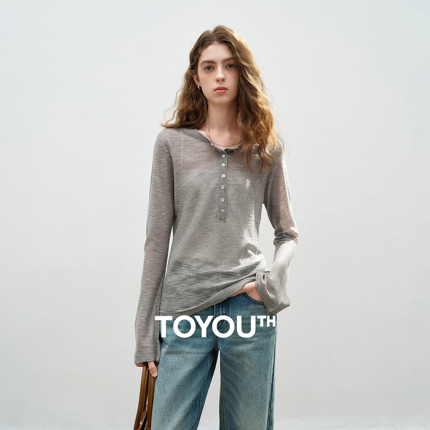TOYOUTH Women Slub Linen Knit Tops 2026 Spring New Hollow - Out Weave Lightweight Sheer Flare Sleeve Slim Fit Blouses
TOYOUTH Women Slub Linen Knit Tops 2026 Spring New Hollow - Out Weave Lightweight Sheer Flare Sleeve Slim Fit Blouses