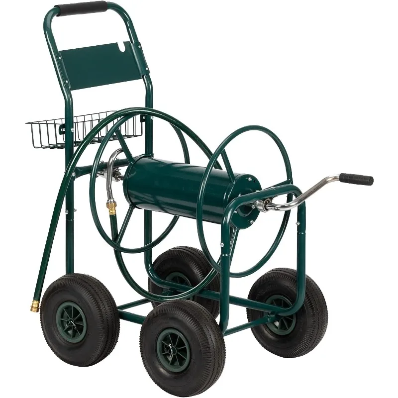 Garden Hose Reel Cart, Lawn Water Planting Cart with Wheels, Heavy Duty Outdoor Yard Water Planting Truck Holds 300-Feet
Garden Hose Reel Cart, Lawn Water Planting Cart with Wheels, Heavy Duty Outdoor Yard Water Planting Truck Holds 300-Feet