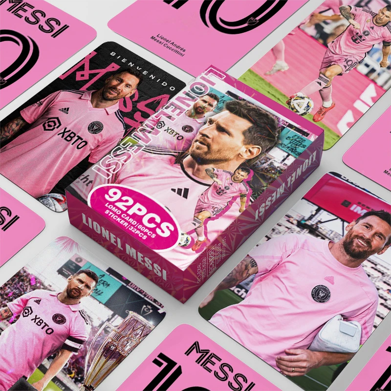 92Messi gift card, football star greeting card, collectible postcard, mini sticker, double-sidedLOMOCard
92Messi gift card, football star greeting card, collectible postcard, mini sticker, double-sidedLOMOCard