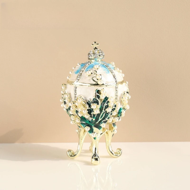 Dragon fruit Russian egg enamel color jewelry box small ornament jewelry storage cute egg exquisite gift
Dragon fruit Russian egg enamel color jewelry box small ornament jewelry storage cute egg exquisite gift