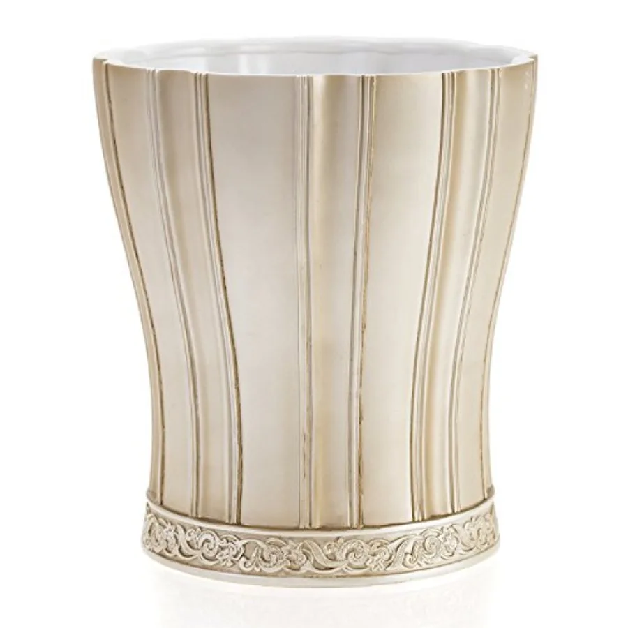 Victoria Bathroom 1.32 Gal/ 5L - Decorative Bathroom Wastebasket - Durable Beige Waste Bin - Waste Basket for Bathroom Bedroom
Victoria Bathroom 1.32 Gal/ 5L - Decorative Bathroom Wastebasket - Durable Beige Waste Bin - Waste Basket for Bathroom Bedroom