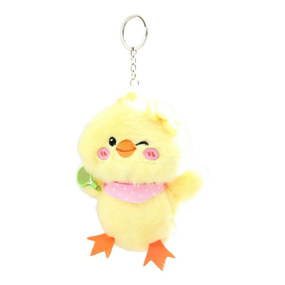 Cute Doll Keychain Mini Badminton Racket Doll Cute Yellow Chick Plush Keychain Soft Stuffed Pendant Fluffy Bag Charm for Kids
Cute Doll Keychain Mini Badminton Racket Doll Cute Yellow Chick Plush Keychain Soft Stuffed Pendant Fluffy Bag Charm for Kids