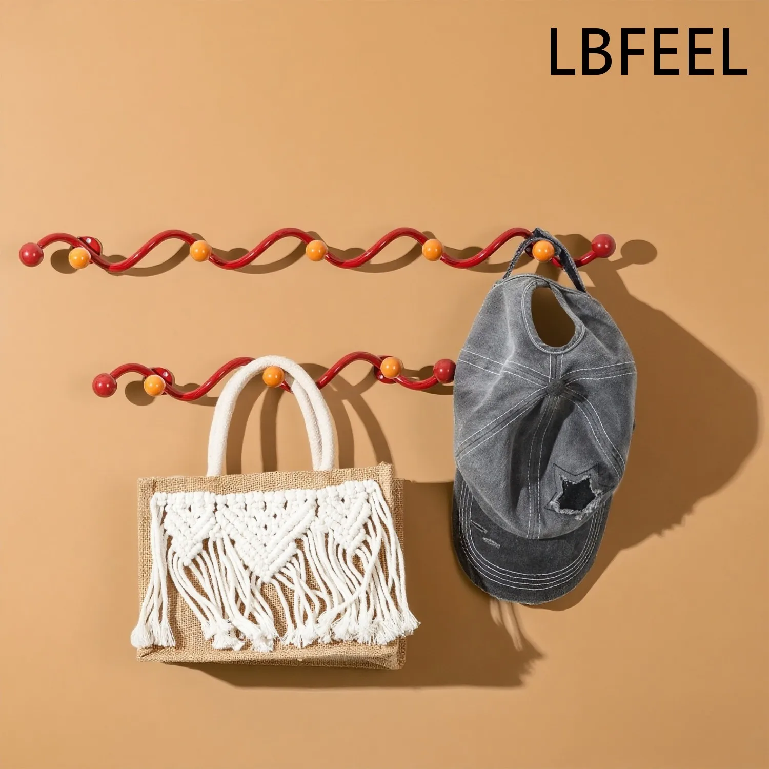 Unique Wave Wall Hooks Nordic Colorful Ball Coat Hooks Metal Modern White Gray Red Bathroom Towel Holder Hat Bag Hanger LBFEEL
Unique Wave Wall Hooks Nordic Colorful Ball Coat Hooks Metal Modern White Gray Red Bathroom Towel Holder Hat Bag Hanger LBFEEL