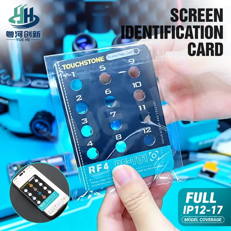 RF4 RF-T01 Touchstone Screen Identification Card for IPhone 12 To 17 Non Dismantle Quick Original Screen Check Tools
RF4 RF-T01 Touchstone Screen Identification Card for IPhone 12 To 17 Non Dismantle Quick Original Screen Check Tools