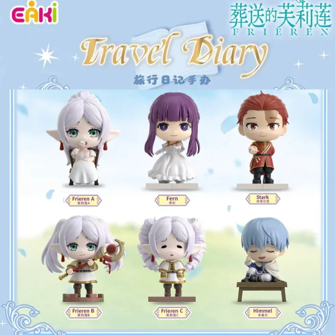 EAKI New Arrival Frieren Journey Diary Blind Box Collectible Figure Desktop & Car Ornament Cute Model Toy For Decoration Gift
EAKI New Arrival Frieren Journey Diary Blind Box Collectible Figure Desktop & Car Ornament Cute Model Toy For Decoration Gift