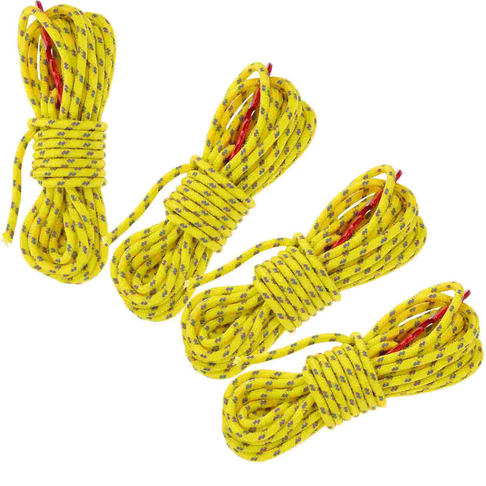 4 Pcs 3mm Reflective Tent Line Rope Camping Cord with Rope Hook Buckle Camping Tool for Tent Camping Hiking Backpacking Climbing
4 Pcs 3mm Reflective Tent Line Rope Camping Cord with Rope Hook Buckle Camping Tool for Tent Camping Hiking Backpacking Climbing