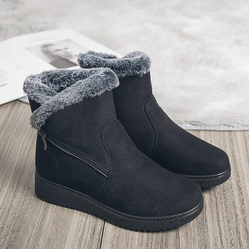 Winter Short Snow Boots Women's Lightweight Anti-slip Warm Cotton Shoes Mom's Shoes Korean Style Flat Heel Daily Wear
Winter Short Snow Boots Women's Lightweight Anti-slip Warm Cotton Shoes Mom's Shoes Korean Style Flat Heel Daily Wear